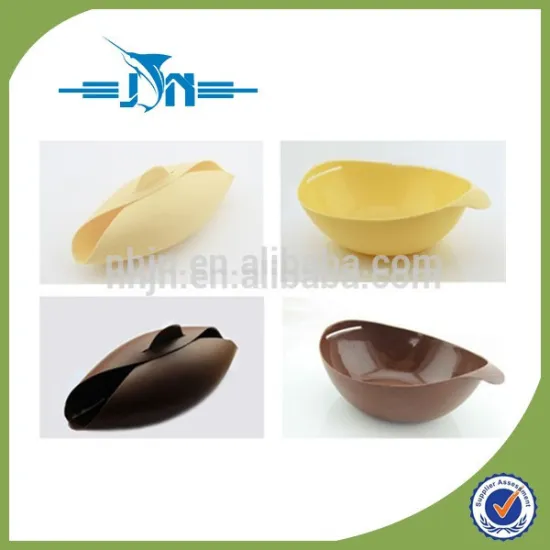 OEM FDA or LFGB kitchenware silicone fish bowl silicone folding bowl