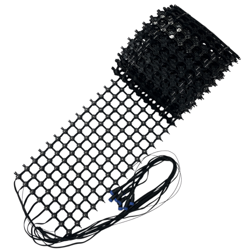 Легкая установка светодиодного экрана для наружного сетчатого занавеса