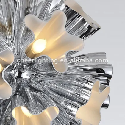 Modern Stylish Simple Novelty Blum Suspension Pendant Light