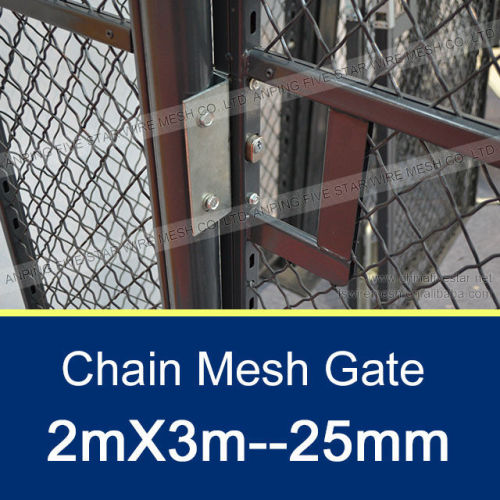 Galvanized Chain Mesh Farm Gates/black Chain Mesh Farm Gate/chain Link