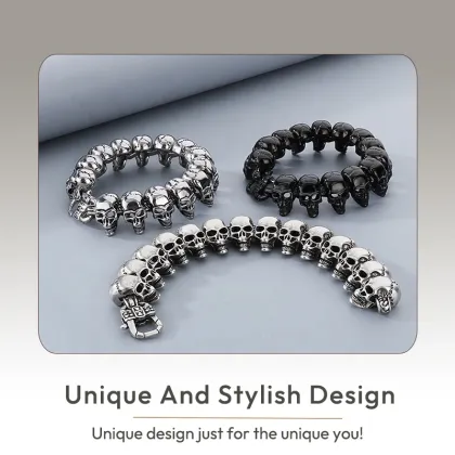 DADA Skull Stainless Steel Bracelet