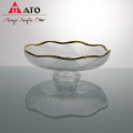 Hotel Glass Stem Cake Stand Clear Home Decor