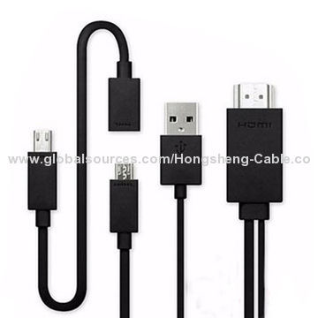 S2, S3 MHL Cables, 25-75MHz Bandwidth, 1,080P HD Video
