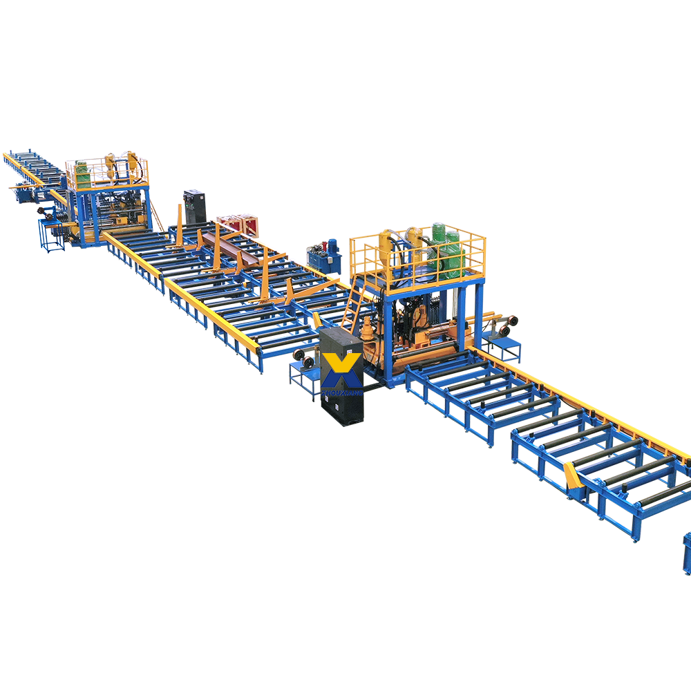 Steel Structure PEB Fabrication H Beam Welding Line