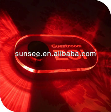 acrylic led sign for indoor and outdoor use