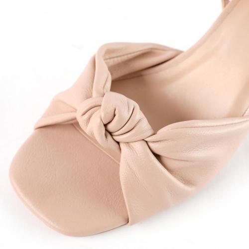 Women's Pink High-heeled Sandals