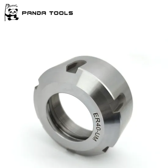 China Manufacturer ER8 ER11 ER16 ER20 ER25 ER32 ER40 U/M Clamping Nut ER Collet