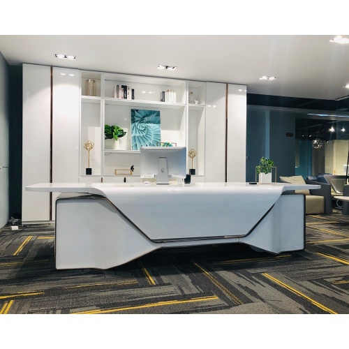 میز اداری استیل رزگلد