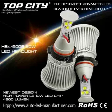 New Arrival Amazing Aluminium Cooler 30W HB4-9006 led headlight / 30W led headlight/4800LM Car led headlight