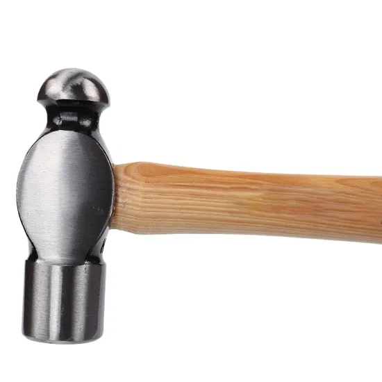 Professional Ball Peen Hammer Set: High Carbon Steel with Hickory Wood Handle - Ideal for Roofing and Hand Tools Applications