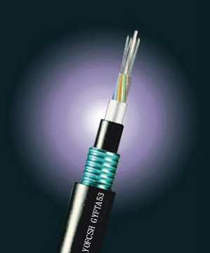 Underground Direct Burial Optical Fiber Cable GYTA53