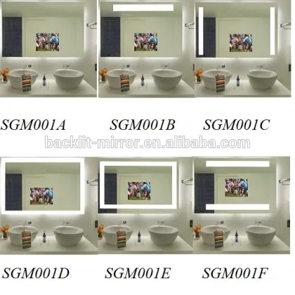 Foshan cabinet bath mirror led mirror