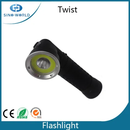 CREE LED Twist Flashlight Torch
