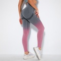 leggings de ginástica sem costura de cintura alta