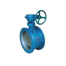 Clamp type hard sealed butterfly valve