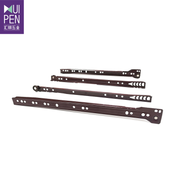 Factory Price Powder Coat Paint Drawer Slides - Telescopic Sliding Rails