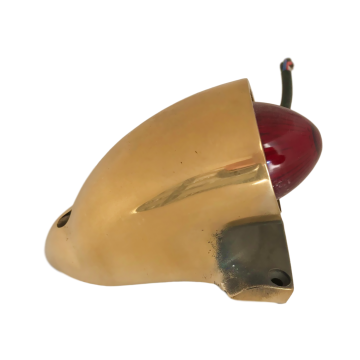 Vintage Brass Sparto Style Motorcycle Tail Light for Harley Bobber