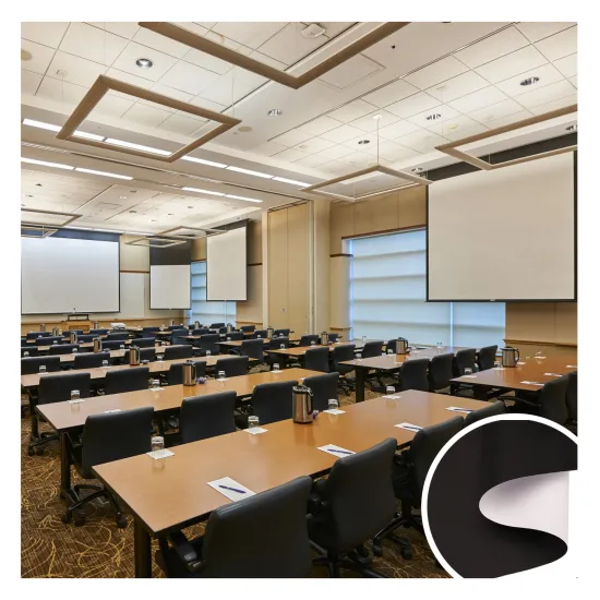 Projection Screen Fabric: 0.28/0.30MM Warp Knitting for Manual Screens