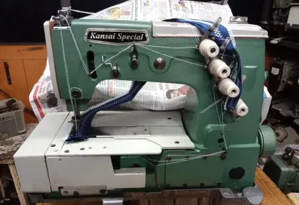 Kansai Special DPW-1302-W Double Needle Picot Edge Sewing Machine
