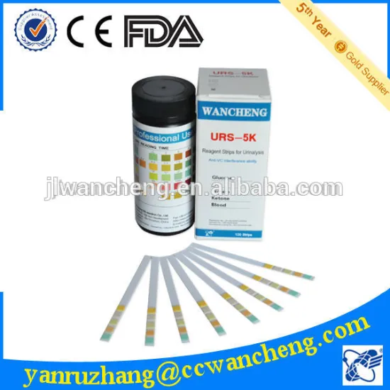 visual multi parameters clinical urine test strip
