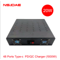 48TYPE-C de alta qualidade Power 1000W Carregador