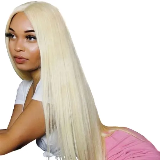 YX Straight 613 Blonde Human Hair Bundle No Shedding No Tangle 613 Raw Virgin Unprocessed Hair
