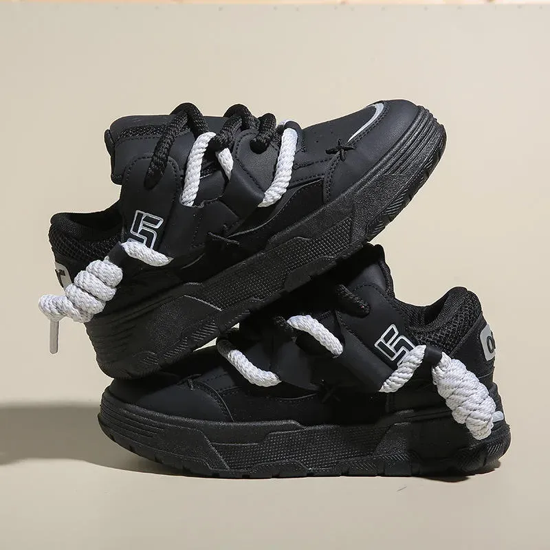 Versatile Thick-Soled Sneakers