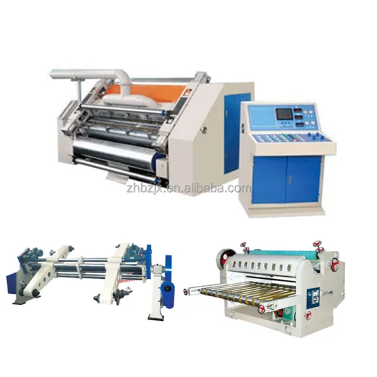 Automatic Single Face Flute 2 Ply Corrugated Cardboard Production Line