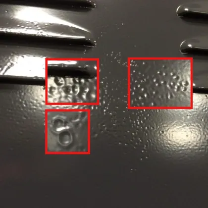 Turtle Shell Pattern Powder Coating