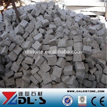 China G603 granite pavings, light grey cobbles