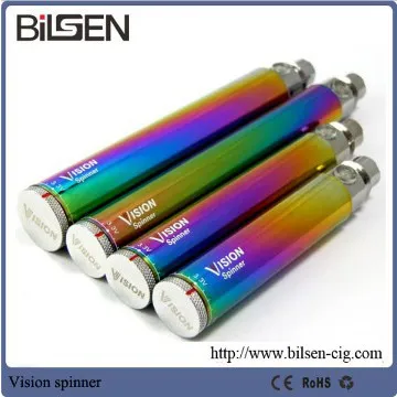 Rainbow color e cig Vision spinner,Best Electronic Cigarettes