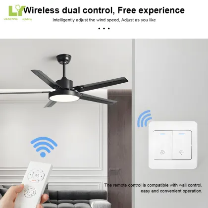 220V Plastic Australian Breeze Automatic Inverter Bladeless Bathroom LED Ceiling Fan Light