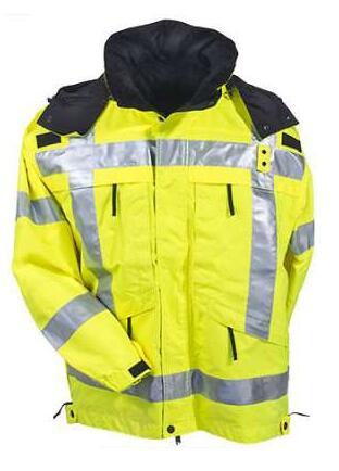 Yellow  High Visibility Parka Jacket