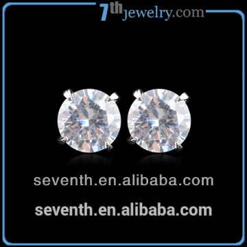 Alibaba Wholesale Most Popular New Jewelry Simple AAA CZ Diamond Stud Earring Gift under 1 Dollar