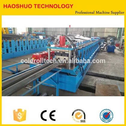 Highway protective waveform guarding plate W beam Guardrail making Line