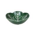 Green cabbage plate petal ceramic tableware