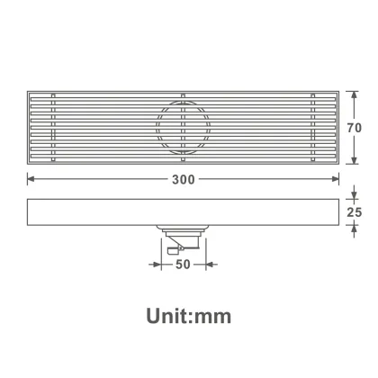 Black drain stainless steel floor drain
