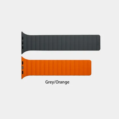 Polo Fitch Silicone Magnetic Watchband 42-49mm for 45mm/44mm Watches