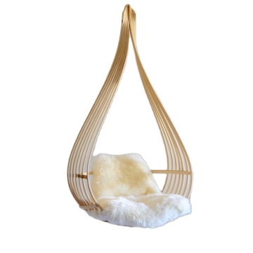 Le Nid Hanging Chair: Indoor/Outdoor Teardrop-Shaped Swing for Living Room or Bedroom