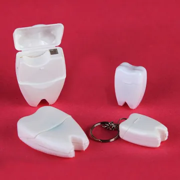 FDA Approval Tooth Shape Dental Floss with Key Chain
