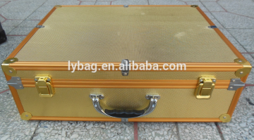customized size lockable box Aluminum carrying pilot business case