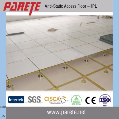 Mero HPL covering anti static access floor panels