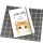 Custom adorable cat style strap hardcover notebook