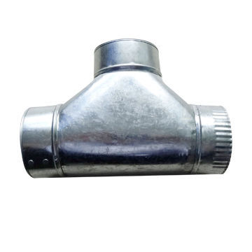 Steel air duct, tee, metal stamping partNew