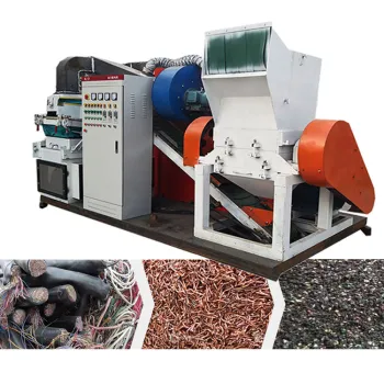 Low Price Automatic Shredder Crusher for Cable Copper Wire Recycling
