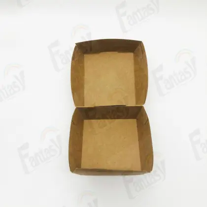 Custom Disposable Hamburger Packaging Paper Burger Box