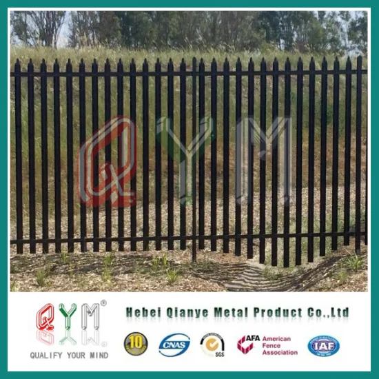 Welded Fence Pickets/Powder/Zinc Coated Steel Fence for Sale