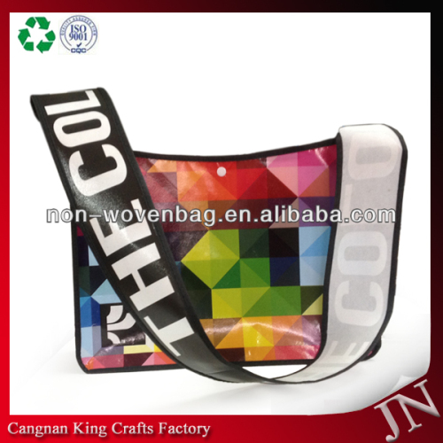 One side shoulder bag laminationg Non woven School Bag China Manufacturer