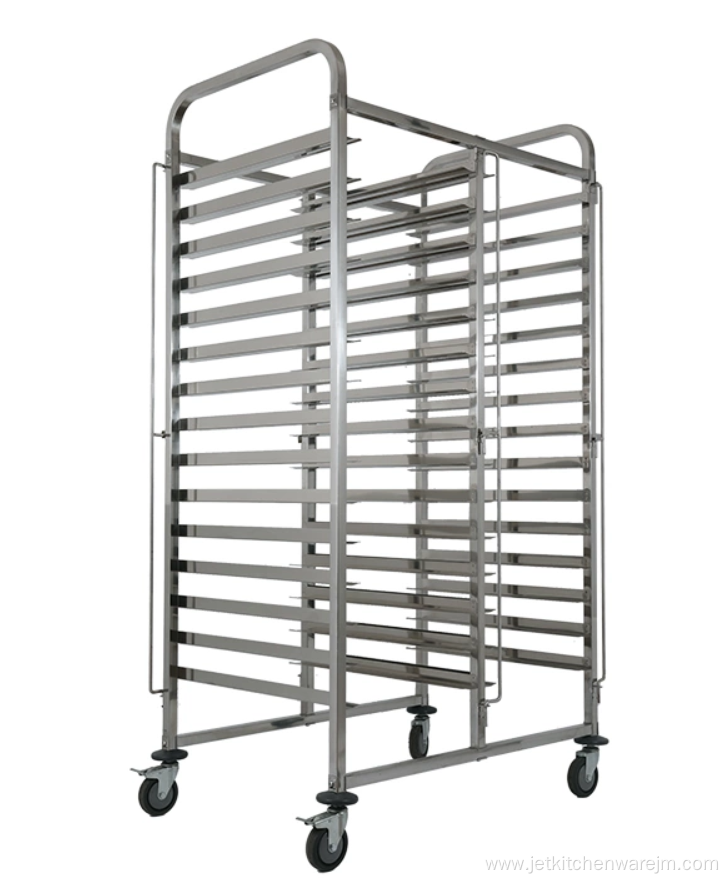 Quick Assemble Stainless Steel Bread Trolley