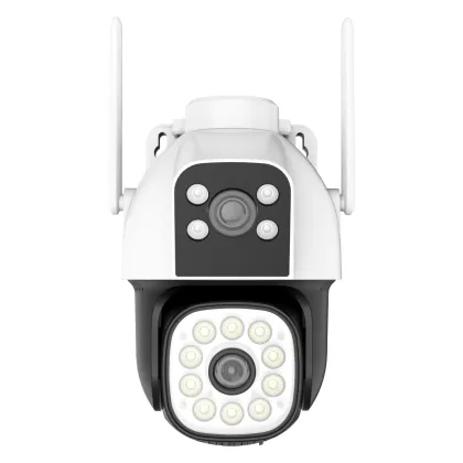 360 Security IP Camera: Indoor Dual Lens Bulb CCTV
